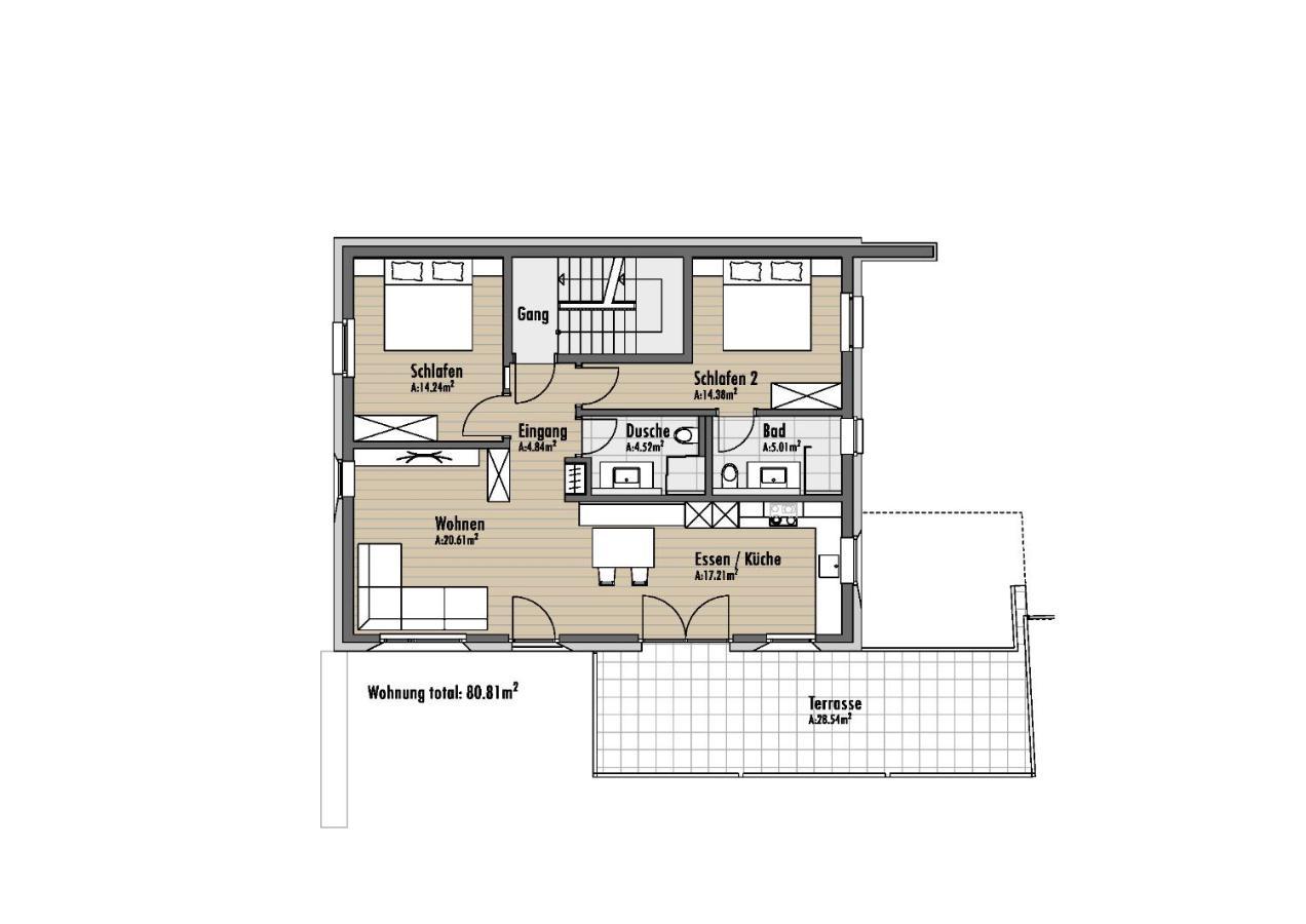 Suot Crapalb Apartment Samnaun Exterior photo